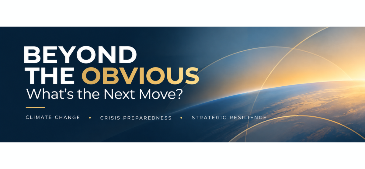 EACD Romania | Beyond the Obvious What’s the Next Move? Navigating the New Risk Landscape Climate Change · Crisis Preparedness · Strategic Resilience